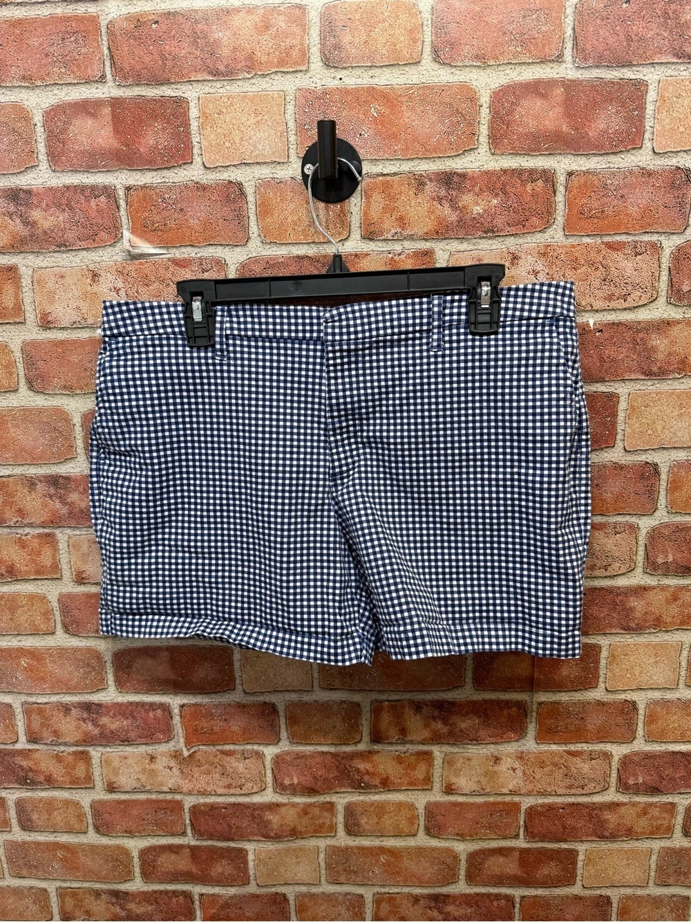 Navy and White Gingham preppy checkered Shorts Tommy Hilfiger